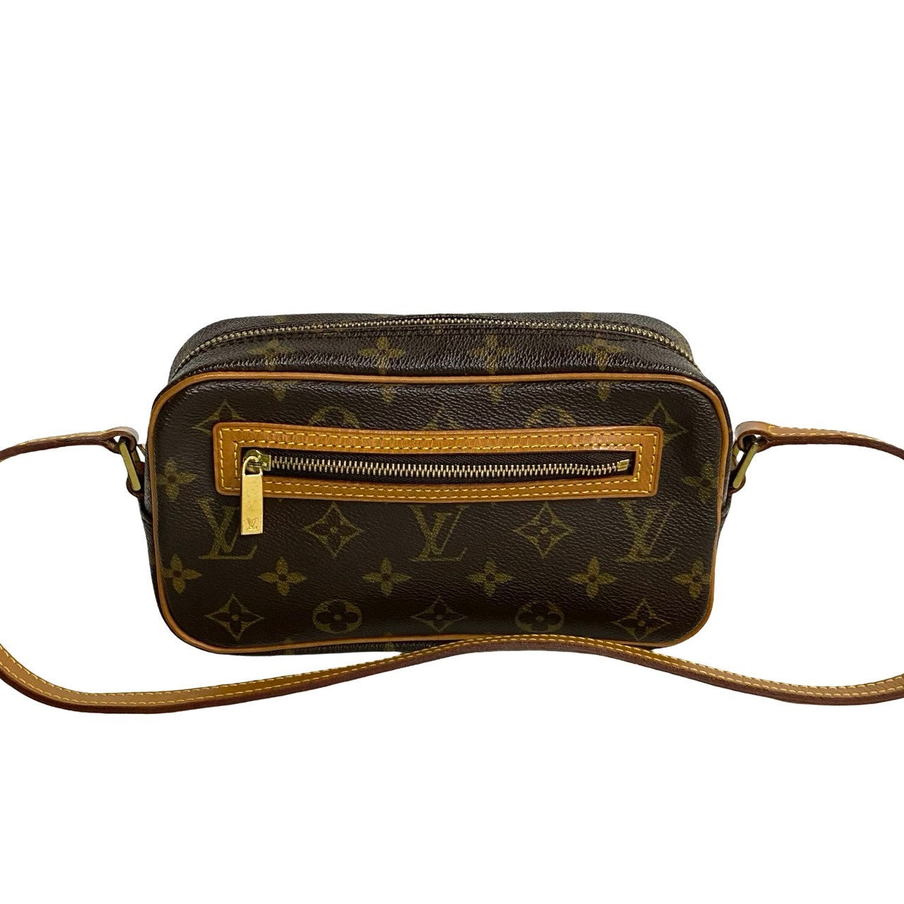 Louis Vuitton Monogram Leather Pochette Shoulder Bag