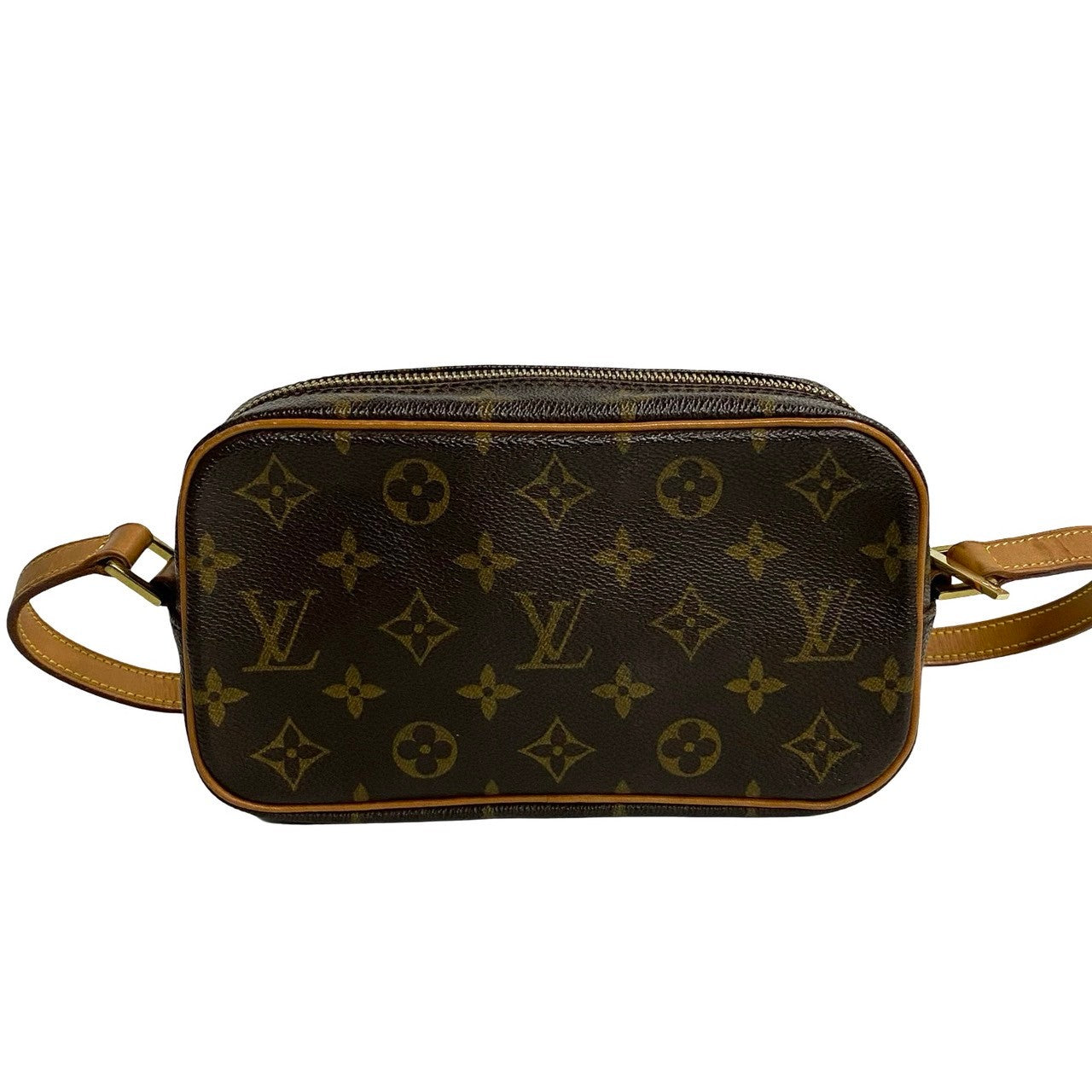 Louis Vuitton Monogram Leather Pochette Shoulder Bag