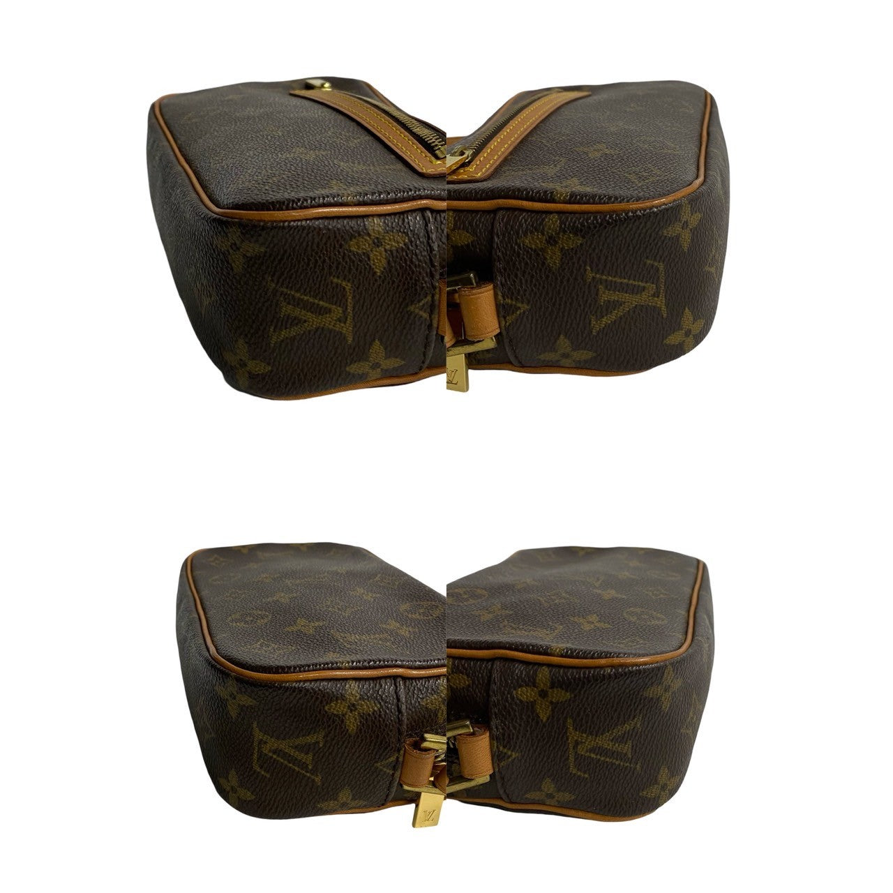 Louis Vuitton Monogram Leather Pochette Shoulder Bag