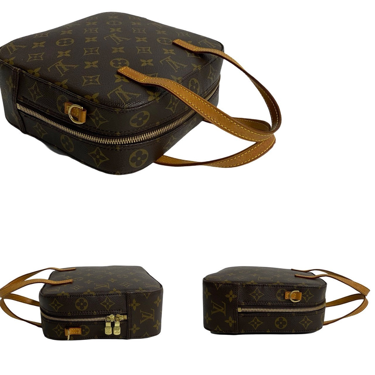 Louis Vuitton Spontini Leather Handbag