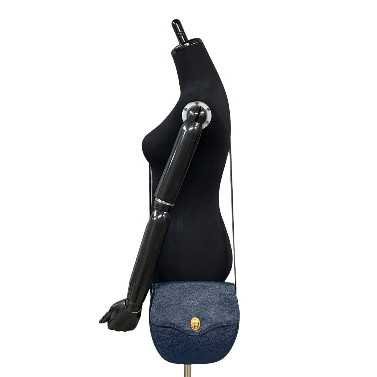 Dior Leather Mini Shoulder Bag Navy