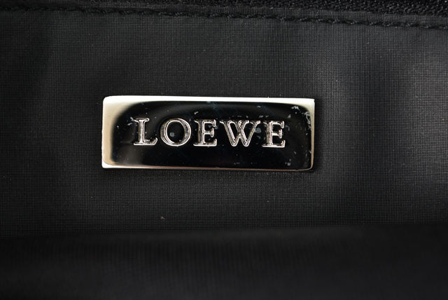 Loewe Coated Canvas Shoulder/Messenger Bag Black in Great Condition