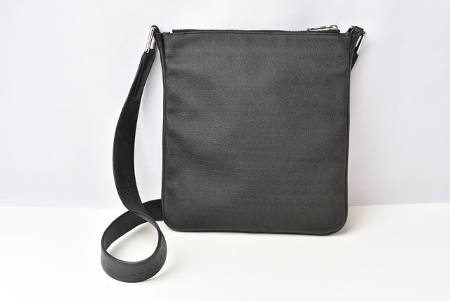 Loewe Coated Canvas Shoulder/Messenger Bag Black in Great Condition