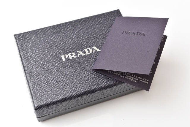 Prada Embossed Leather Key Case/Key Holder 1PG222 in Pristine Condition