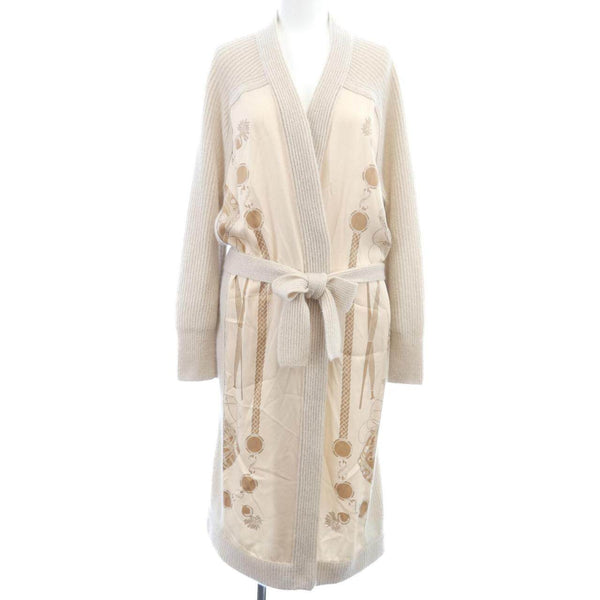 Hermes LES TAMBOURS FINESSE cashmere blend long cardigan34