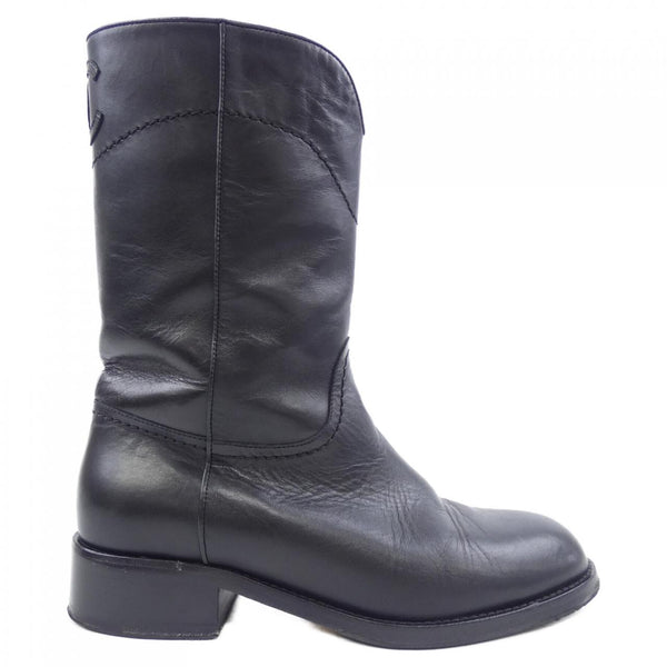 Chanel Leather Boots