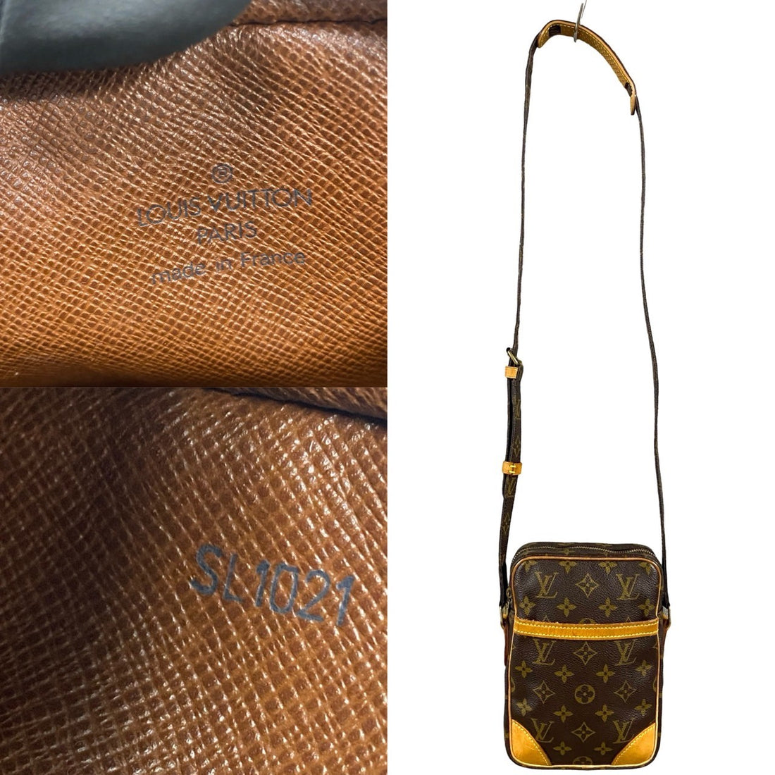 Louis Vuitton Danube Leather Shoulder Bag