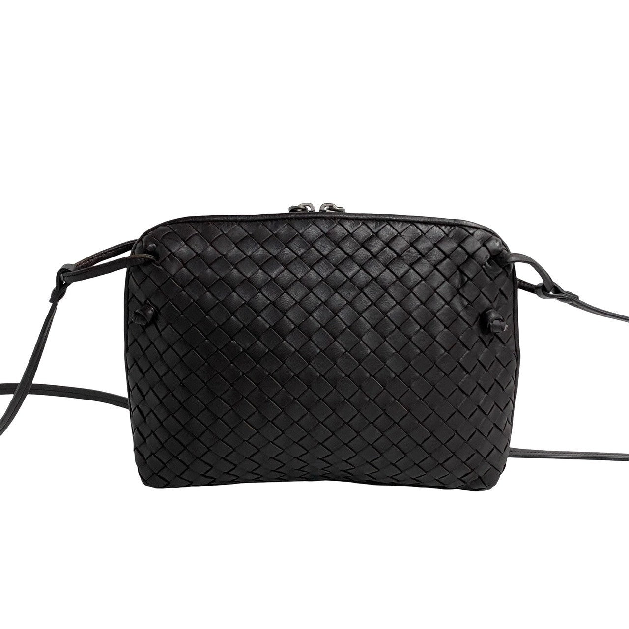 Bottega Veneta Leather Intrecciato Shoulder Bag