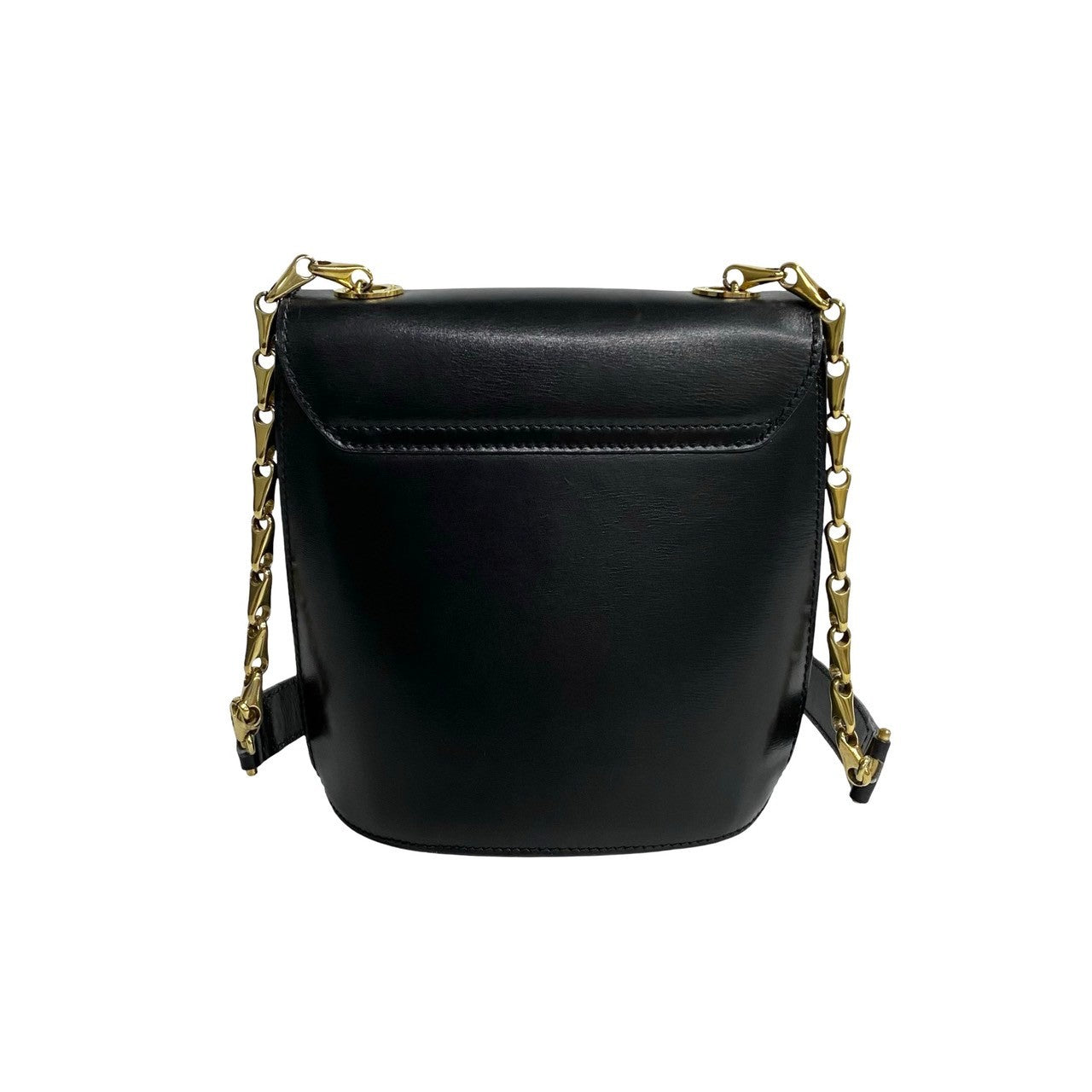 Celine Vintage Leather Mini Shoulder Bag Black