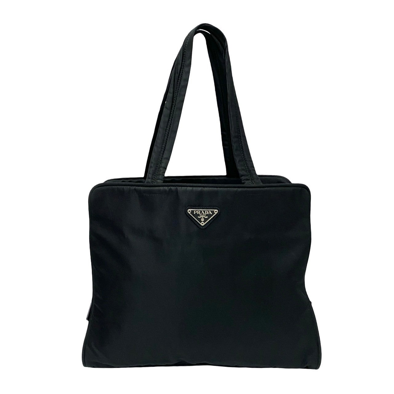 Prada Nylon Mini Tote Bag Black