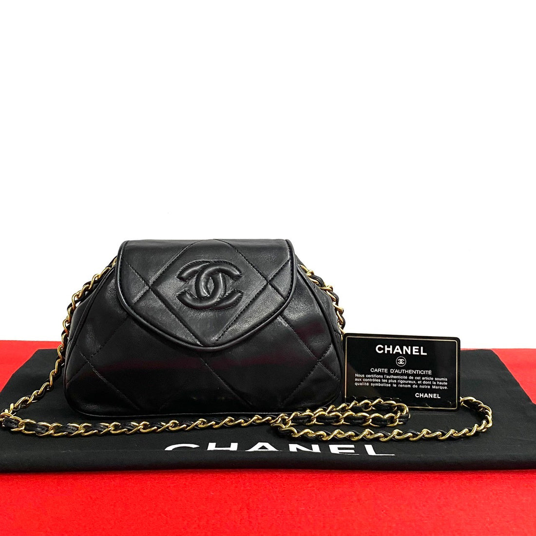 Chanel Matelasse Lambskin Mini Shoulder Bag