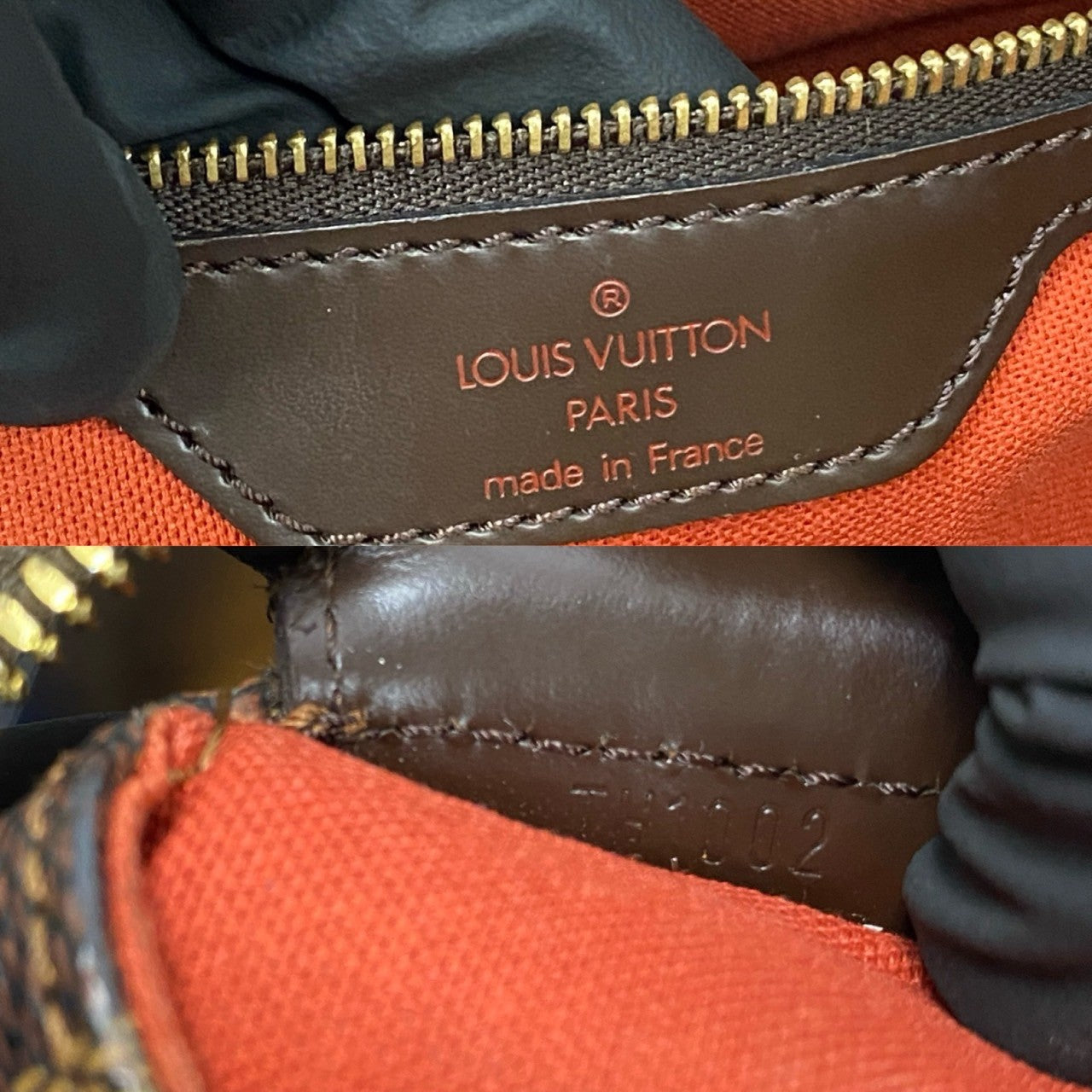 Louis Vuitton Damier Leather Tote Bag