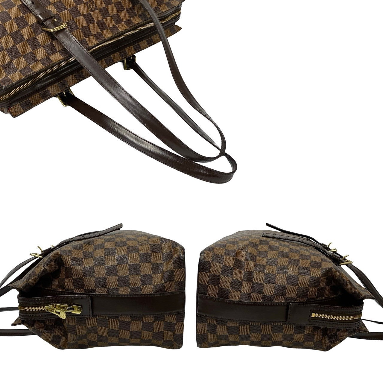 Louis Vuitton Damier Leather Tote Bag