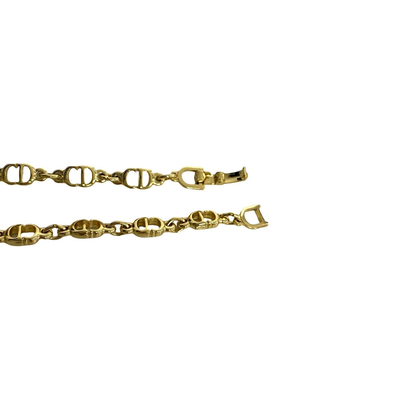 Christian Dior Logo Gold Bracelet