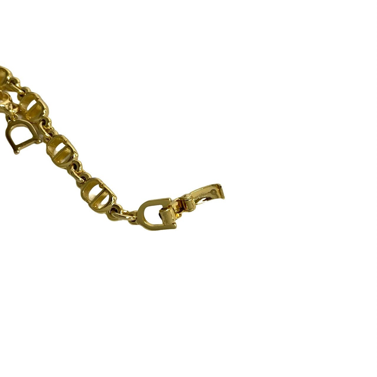 Christian Dior Logo Gold Bracelet