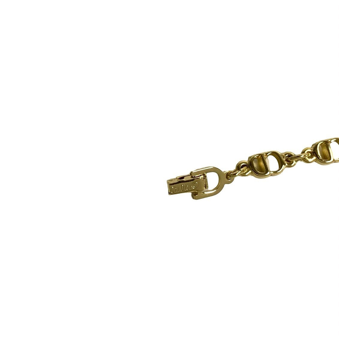 Christian Dior Logo Gold Bracelet