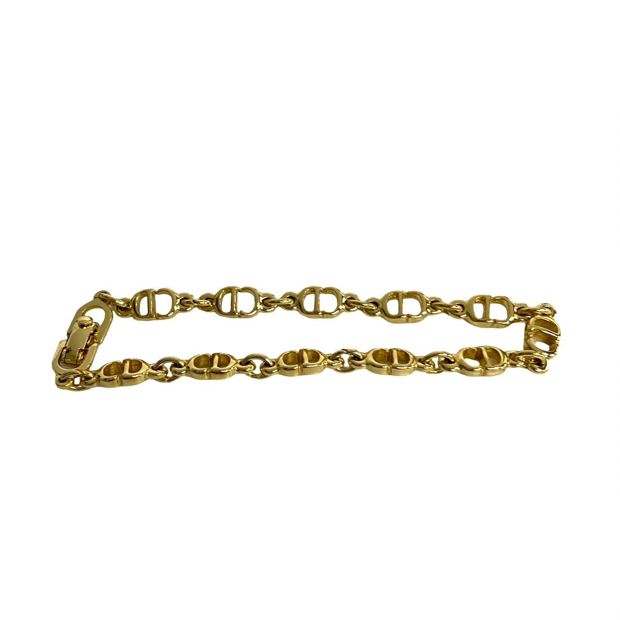 Christian Dior Logo Gold Bracelet