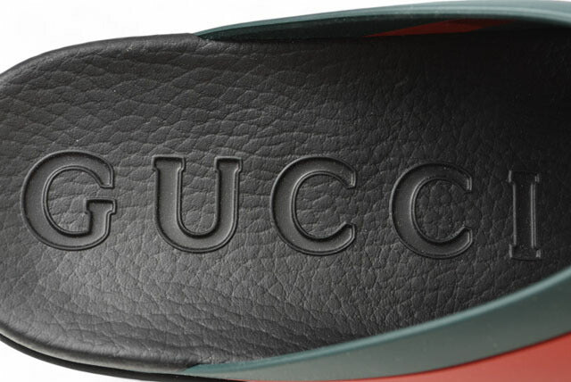 Gucci Men's Slide Sandals Green/Red