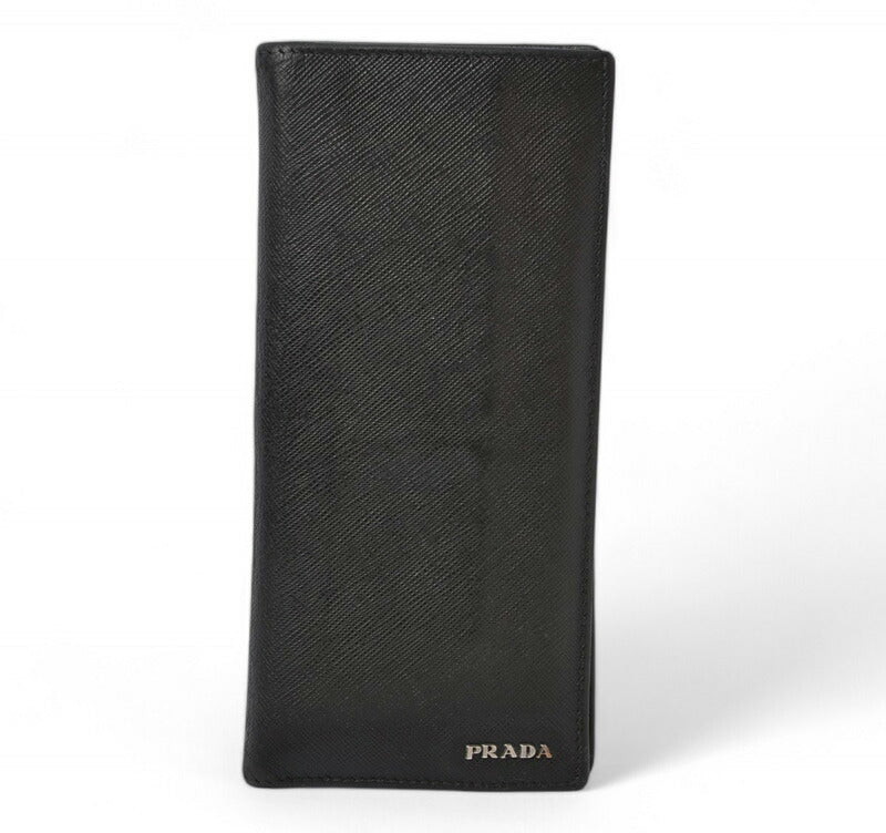 Prada Men's Long Wallet 2MV836 Saffiano Leather