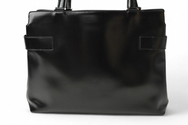 Salvatore Ferragamo Leather 2way Tote/Shoulder Bag Black