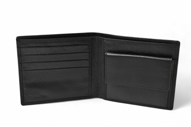 Christian Dior Vintage Men's Leather Wallet Black