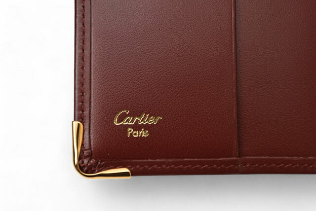 Cartier Leather Card Case Pass Holder