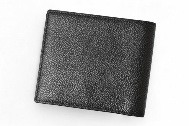 Prada Embossed Leather Wallet Black/Gray