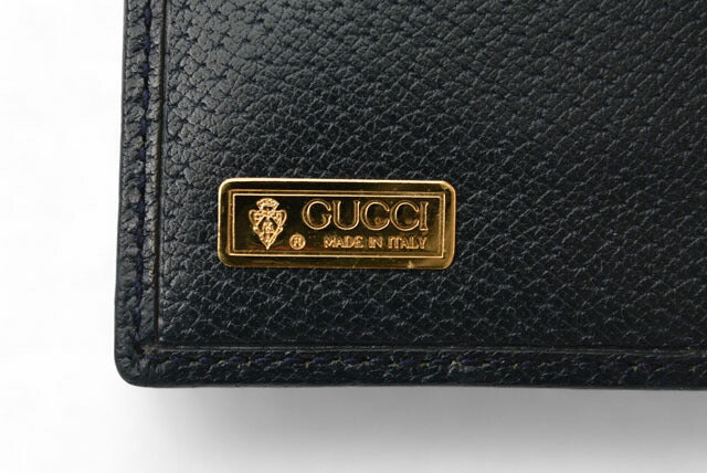 Gucci GG Supreme Canvas Long Wallet Navy