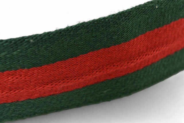 Gucci Belt 85/34 Green Red Silver Buckle