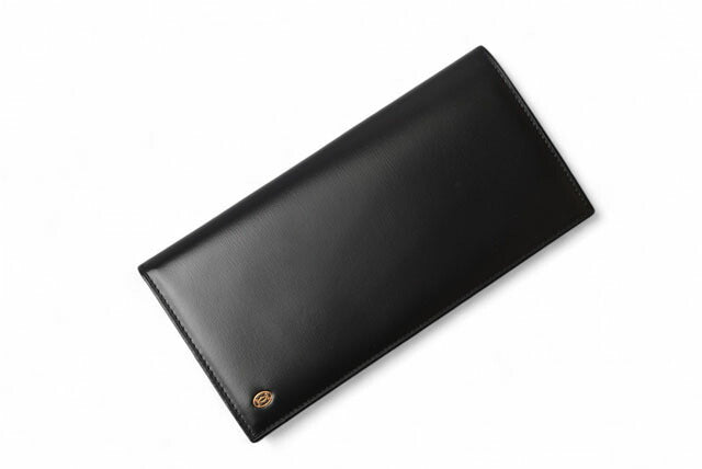 Cartier Leather Long Wallet Black