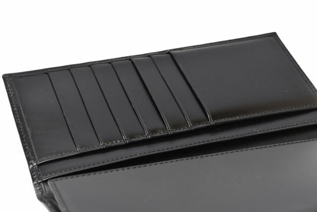 Cartier Leather Long Wallet Black