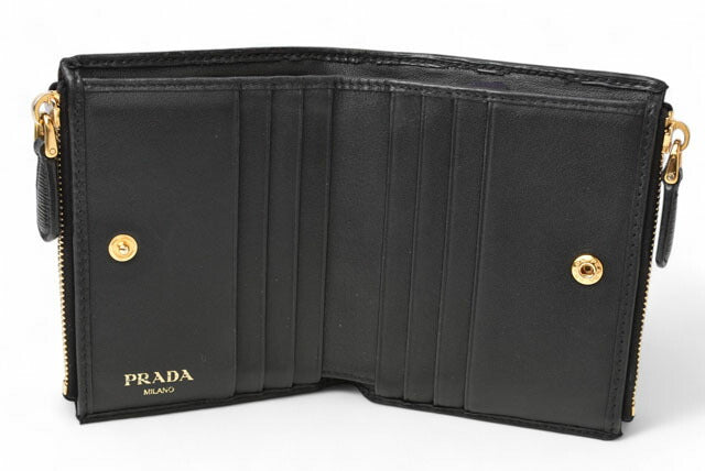 Prada Leather Mini Wallet 1ML024