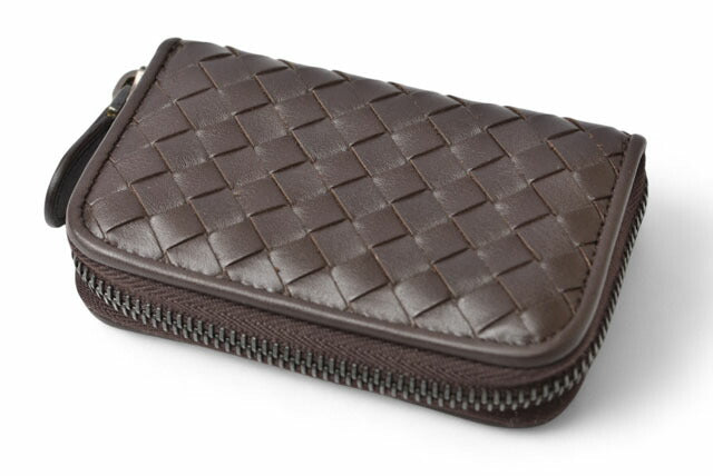 Bottega Veneta Leather Card/Coin Case 114075