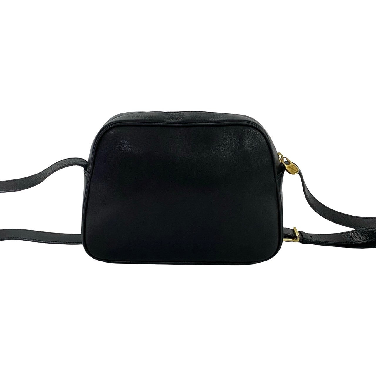 Celine Leather Shoulder Bag Black