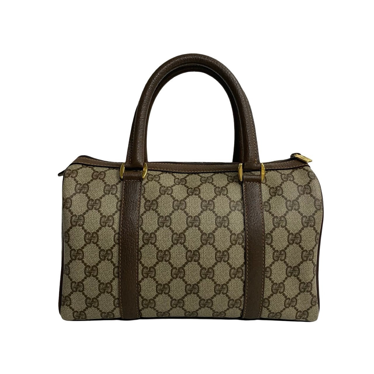 Gucci Vintage Leather Boston Handbag