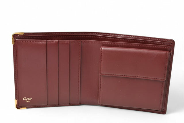 Cartier Vintage Leather Bifold Wallet L3000451