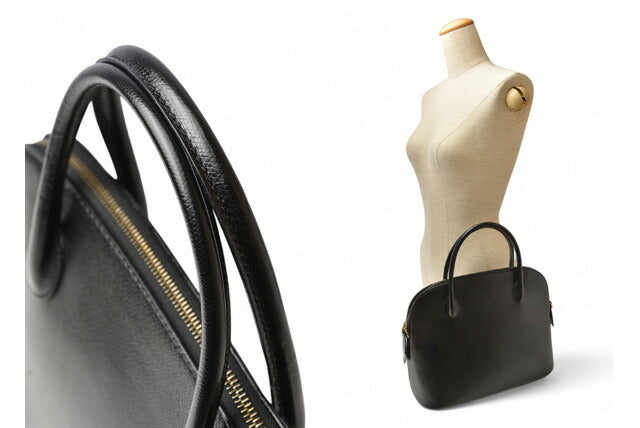 Celine Vintage Leather Handbag Black