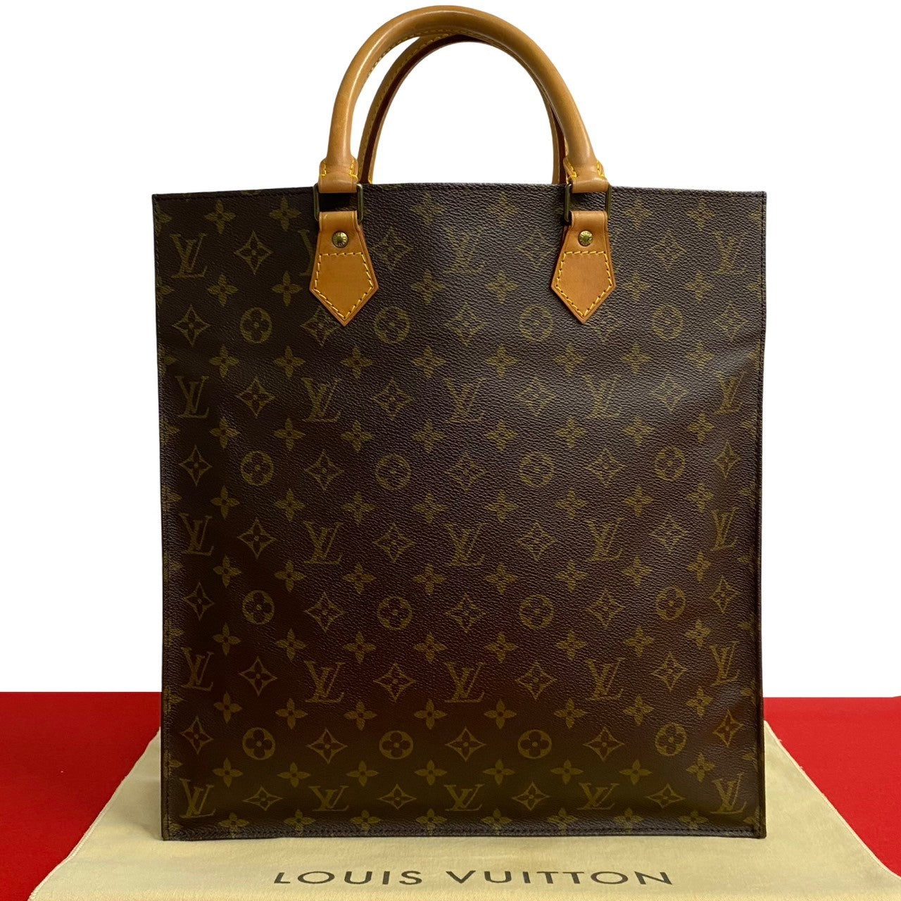 Louis Vuitton Monogram Leather Tote Bag