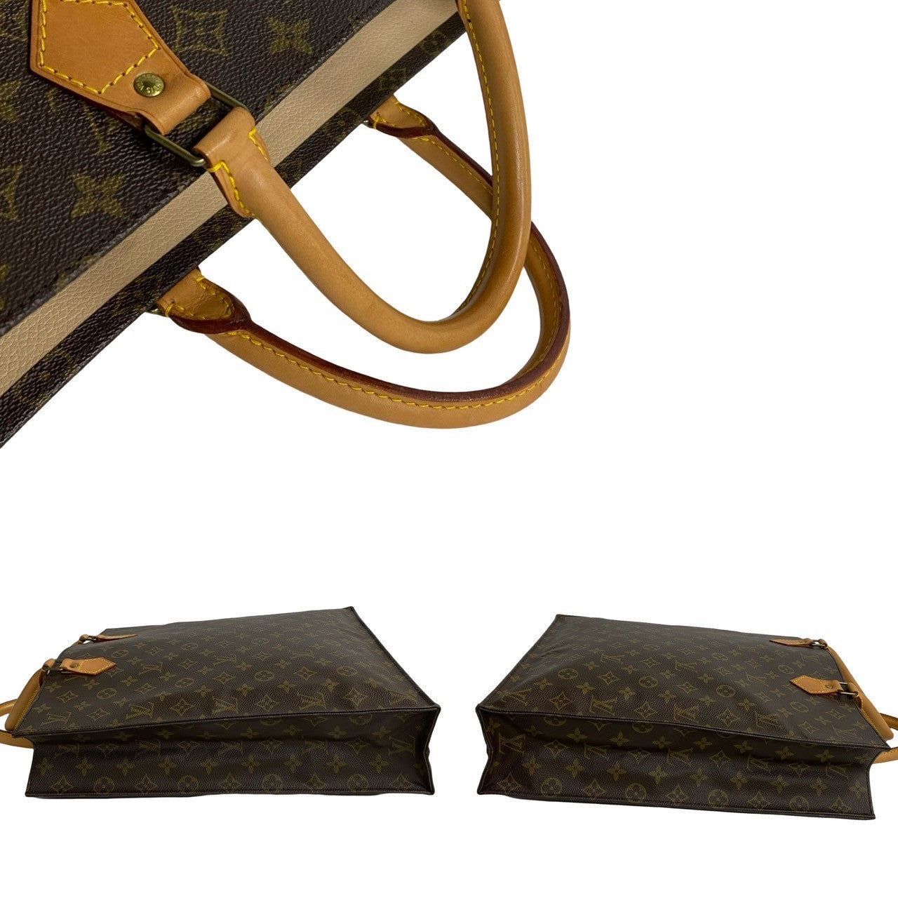 Louis Vuitton Monogram Leather Tote Bag