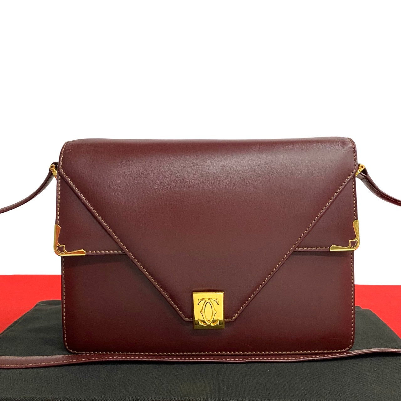 Cartier Leather Shoulder Bag