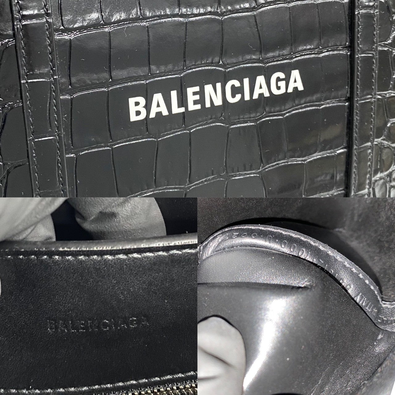 Balenciaga Leather Everyday Tote Bag Black