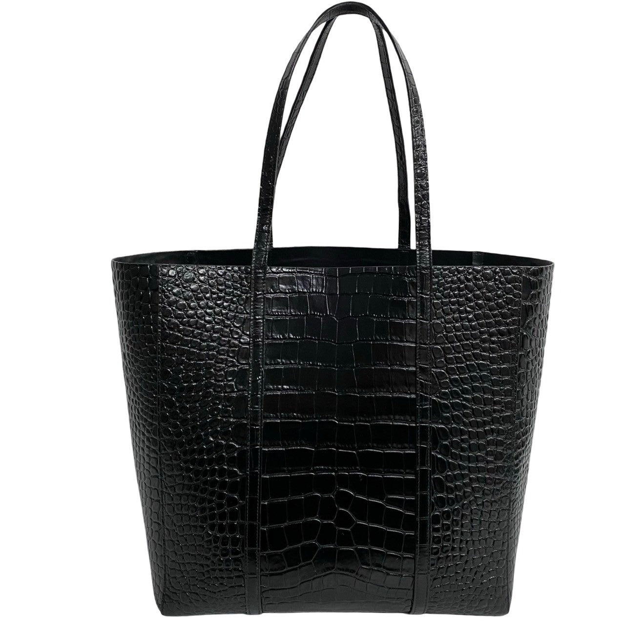 Balenciaga Leather Everyday Tote Bag Black