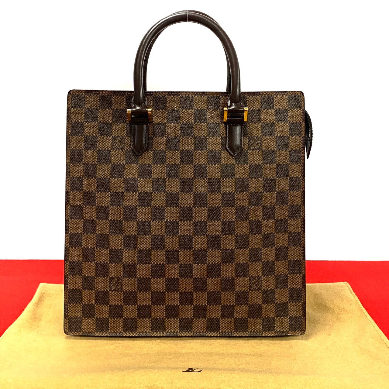 Louis Vuitton Vintage Venice Damier Leather Mini Tote