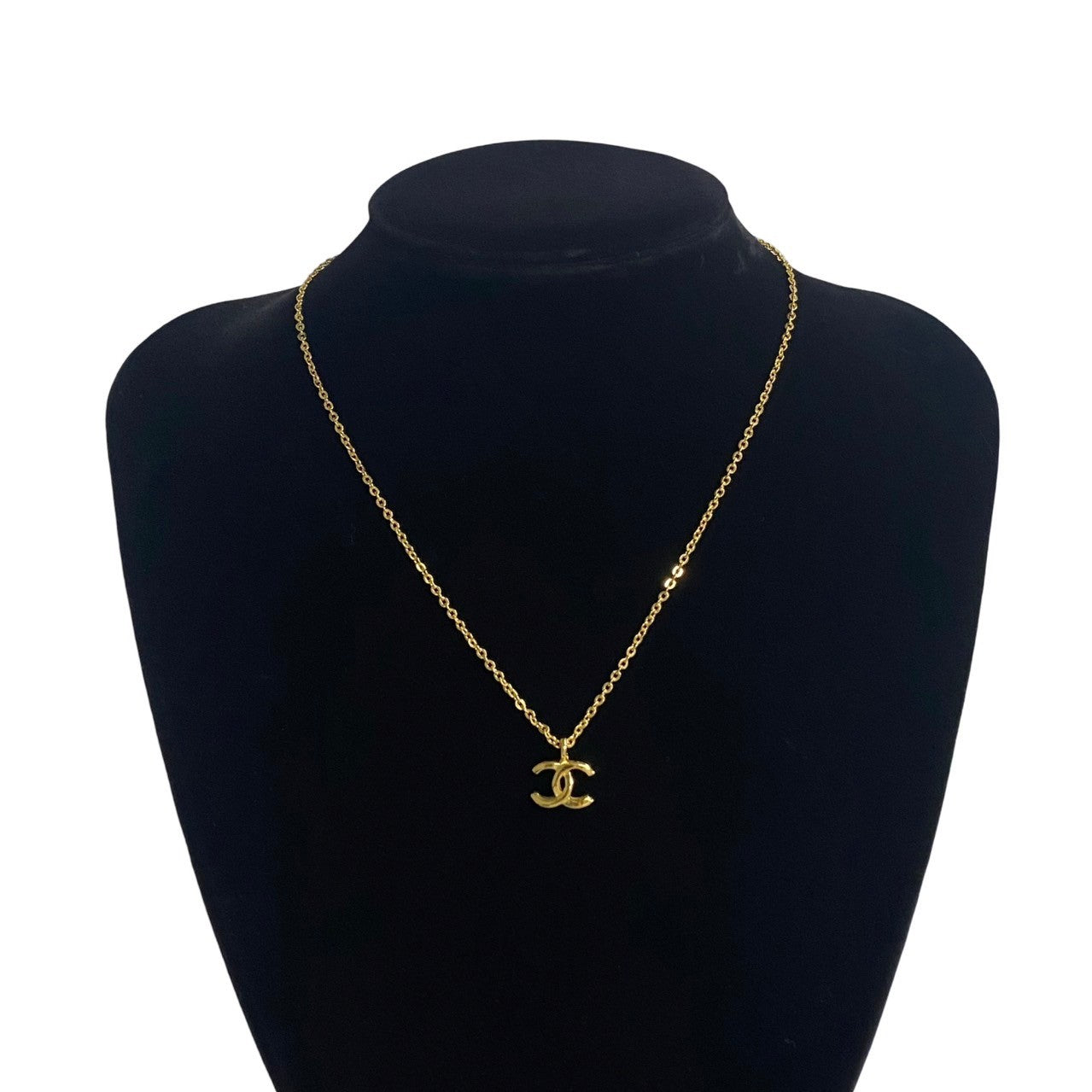 Chanel Vintage Coco Mark Chain Necklace