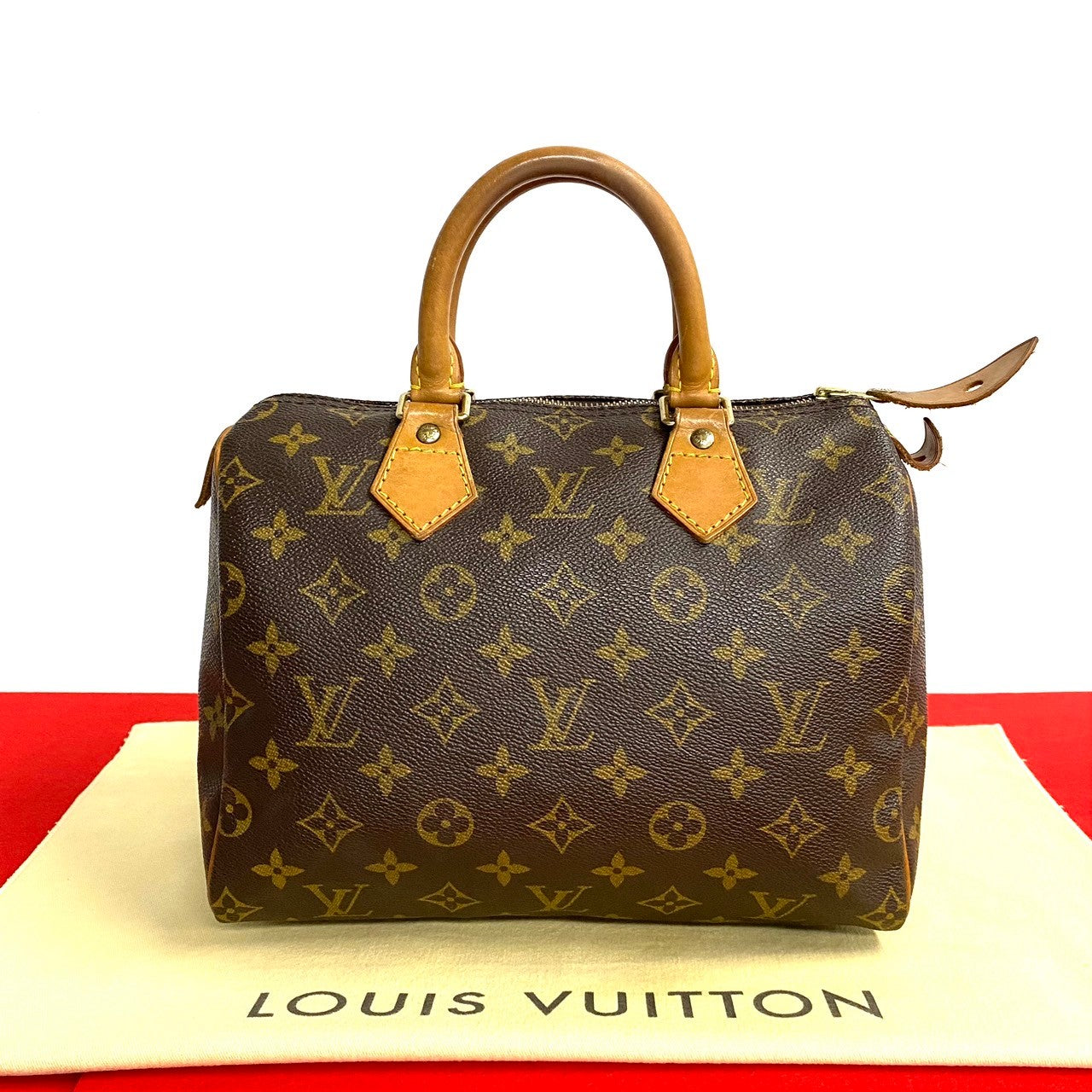 Louis Vuitton Vintage Speedy 25 Monogram Leather Handbag