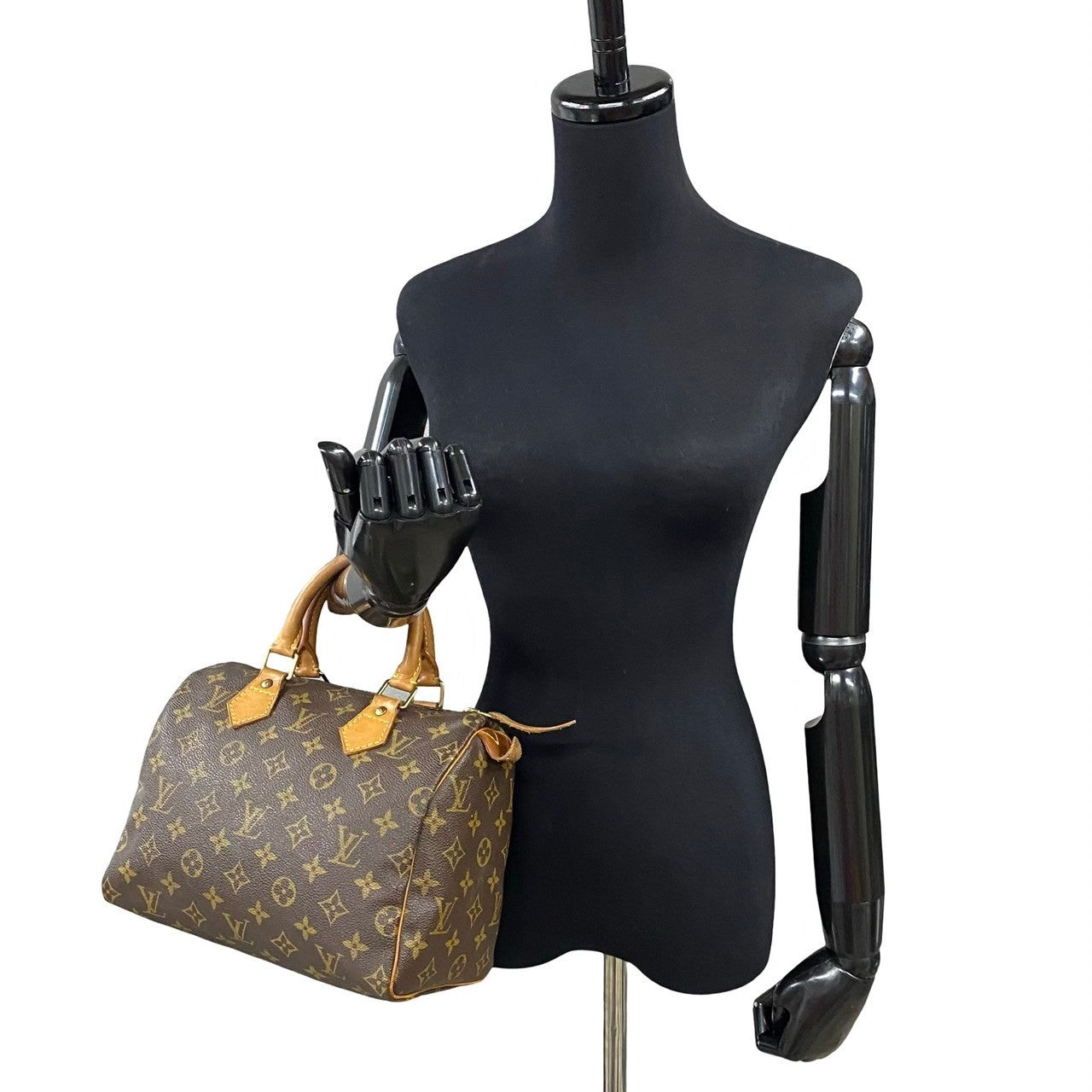 Louis Vuitton Vintage Speedy 25 Monogram Leather Handbag