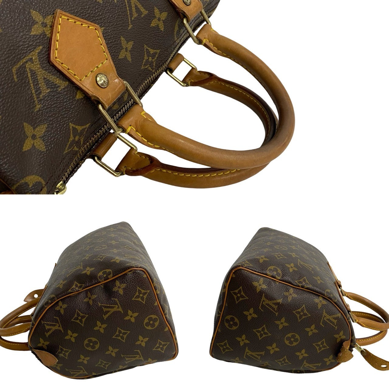 Louis Vuitton Vintage Speedy 25 Monogram Leather Handbag