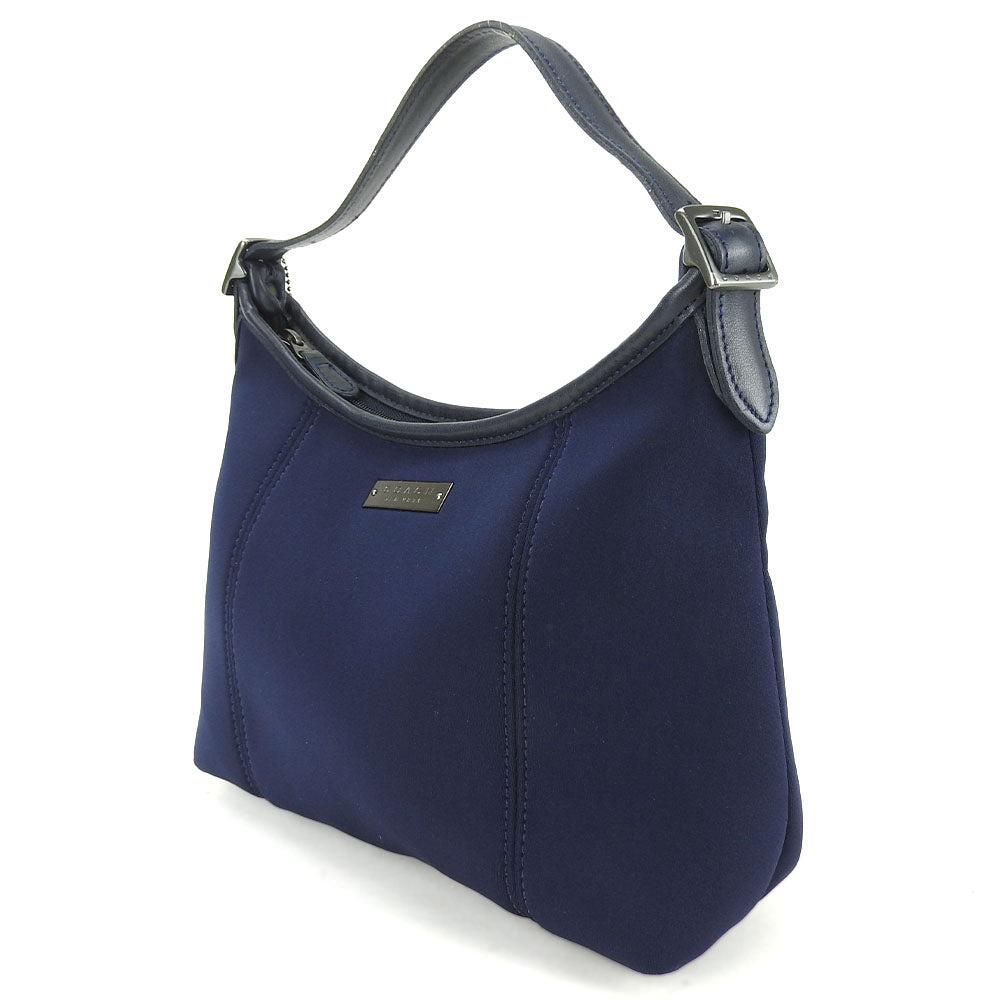 Coach Handbag 6219 Polyurethane Leather Navy