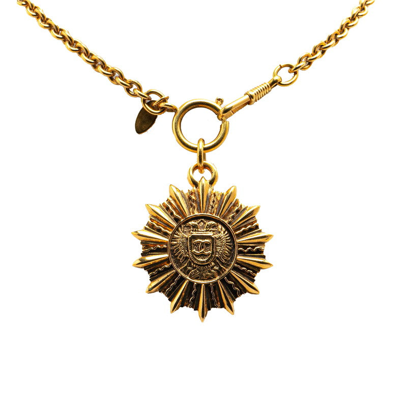 Chanel Gold Sun Emblem Necklace