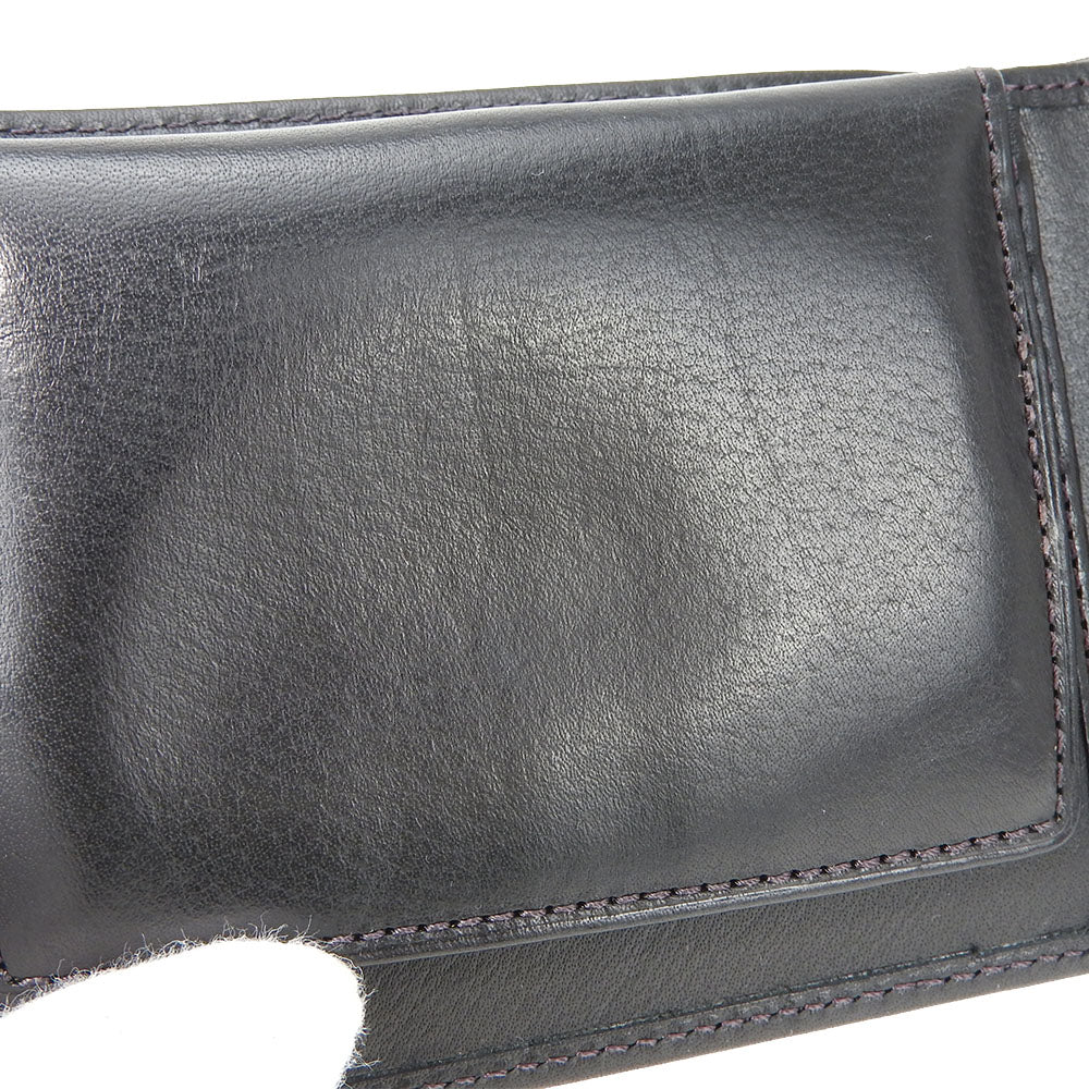 USED COACH Leather Bill Compartment Wallet